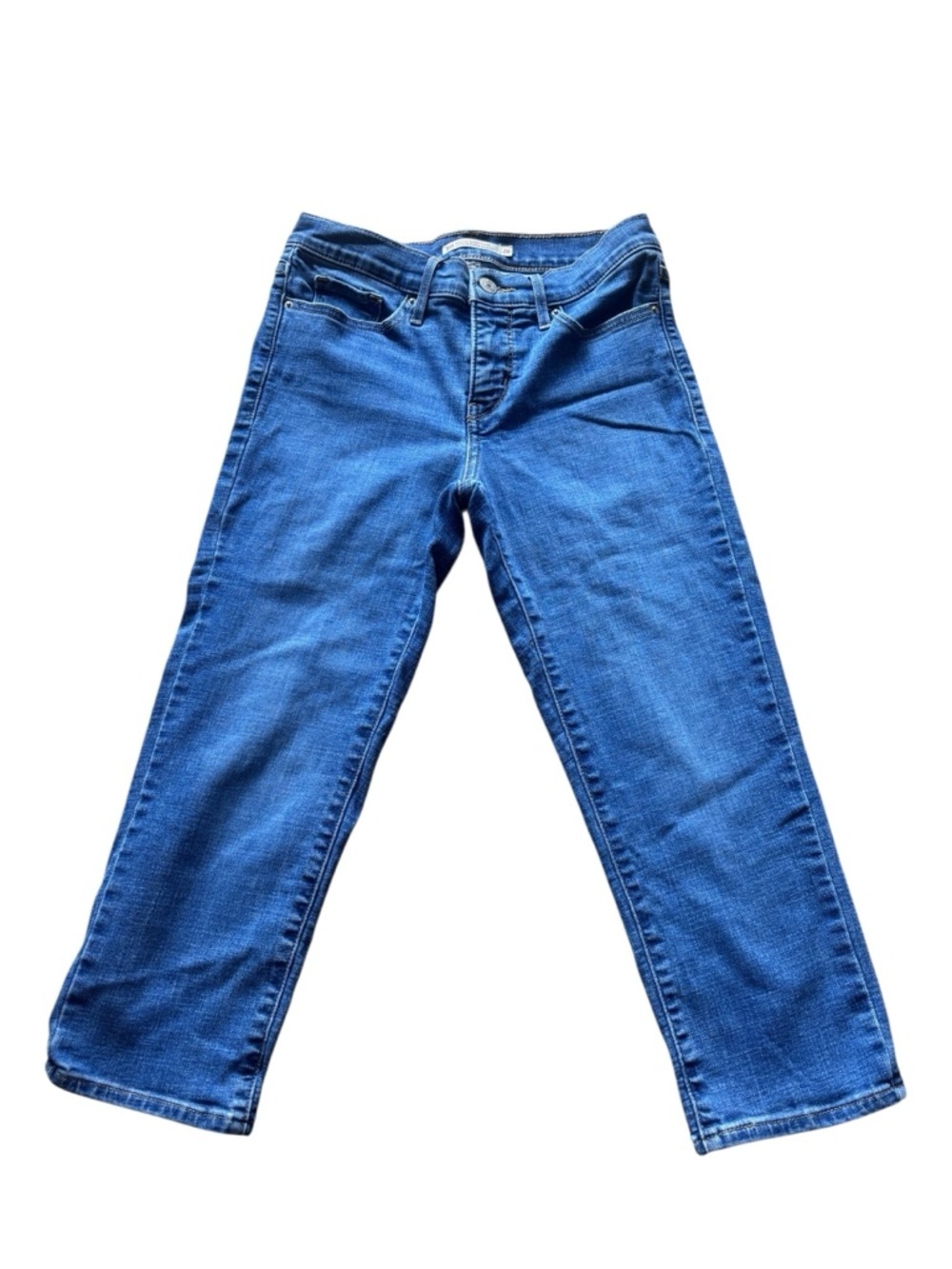 Levi’s 311 Shaping Skinny Capri Jeans Womens Size 26 Medium Wash Stretch Denim